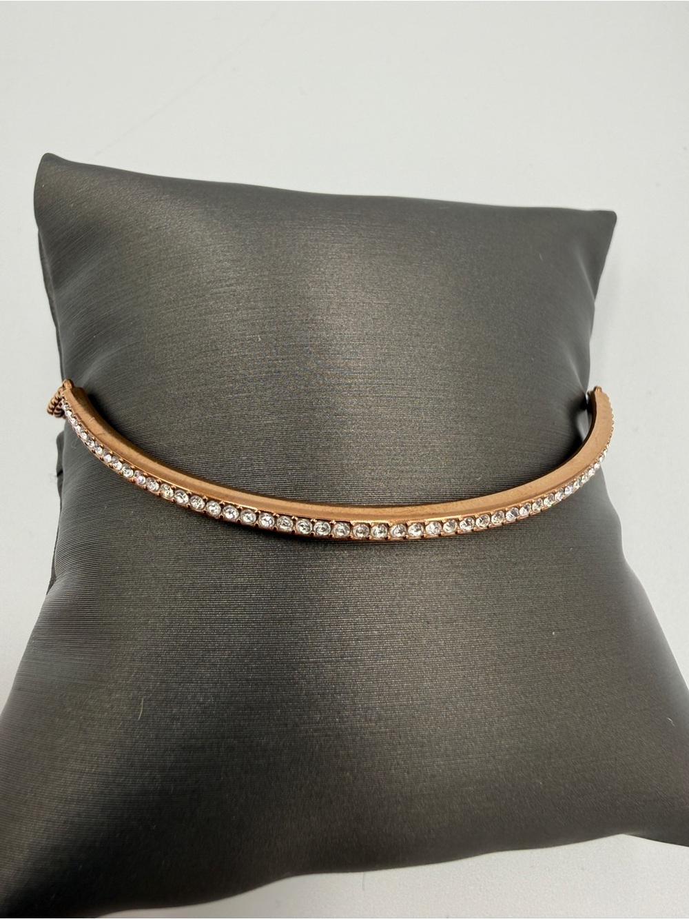 Michael Kors Rose Gold Crystal-Trimmed Bangle
